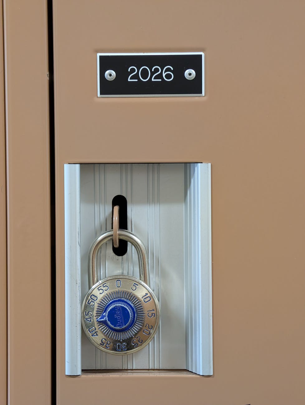 secure locker with combination padlock