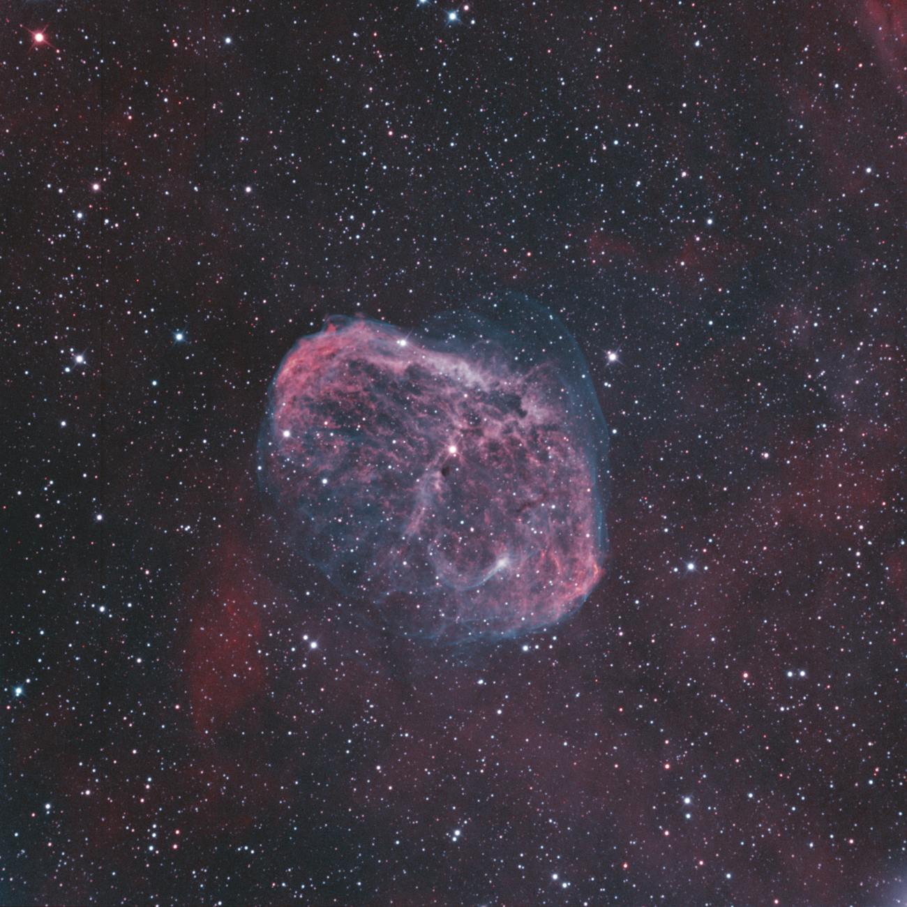 photo of the crescent nebula