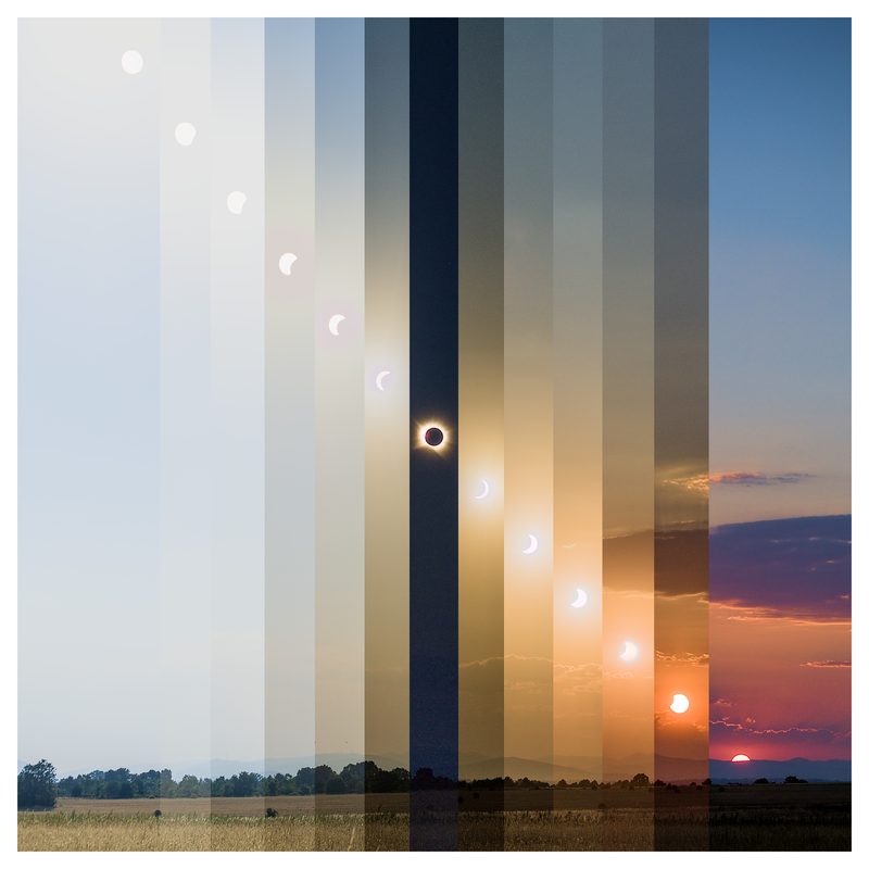 Anatomy of an Eclipse: A Two-Hour Celestial Time-Lapse