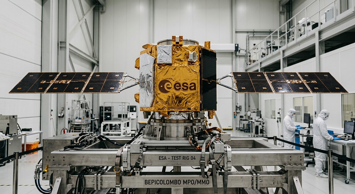 BepiColombo Jettisons Mercury Transfer Module as Final Orbital Insertion Approach Commences